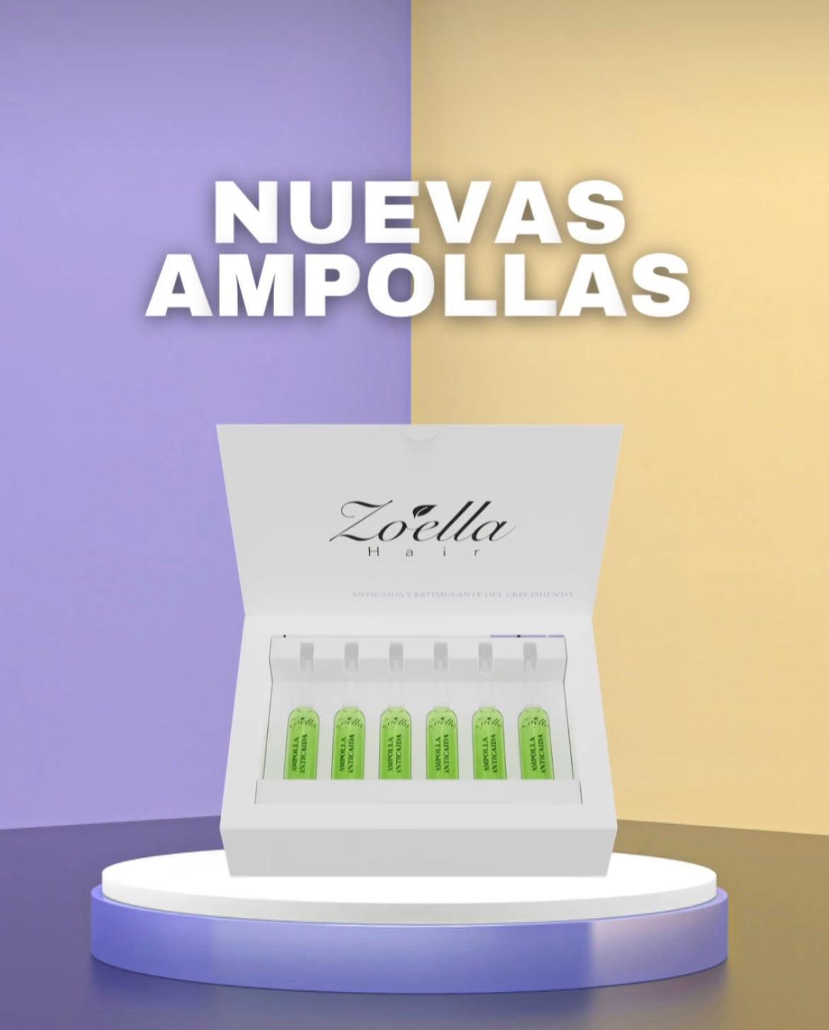 Ampollas moradas Crecimiento